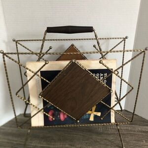 Vintage MCM Magazine Rack